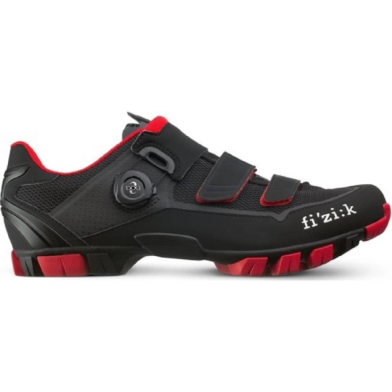 Tretry MTB Fizik M6 Boa Man, black-red, veľkosť 44