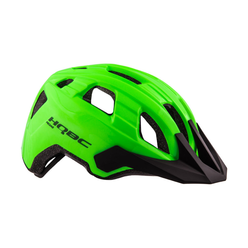 .Prilba PEQAS zelena reflex lesk 58-61 cm